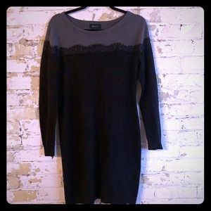 Snug and flattering sweater dress